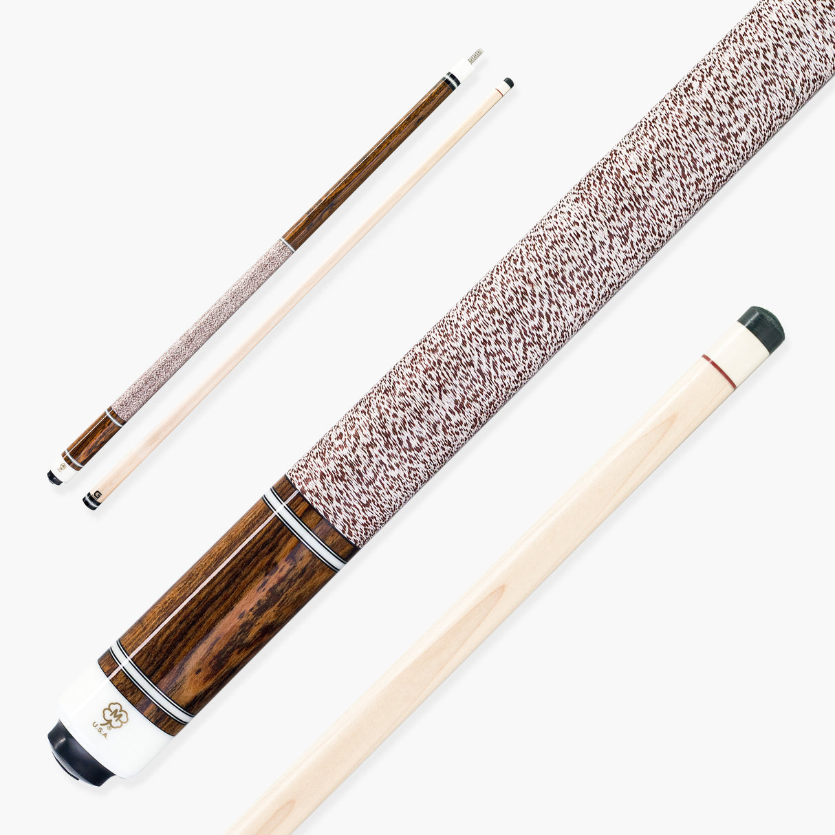 McDermott BOCOTE Hand Crafted G-Series American Pool Cue 13mm tip – G224A