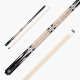 Jonny 8 Ball Harpoon 58 Inch 2 Piece American Pool Cue with Birch Shaft and 13mm Layered Tip