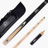 Riley Ronnie O’Sullivan Endorsed Limited Edition 2 Piece Ash Snooker and English Pool Cue and Soft Case Set 9.5mm Tip - EL-06E