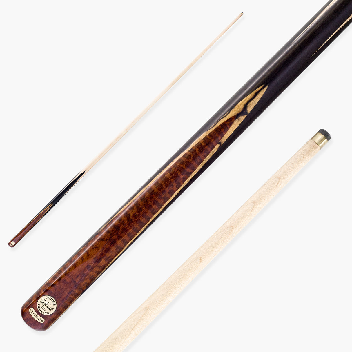 Niche Cues Thailand One Piece Snooker Cue 9.5mm Tip - Ultimate Maple