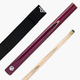 Kudos Purple Heart 3/4 Jointed Heavy Weight Snooker and Pool Cue and Case Set 9mm Tip