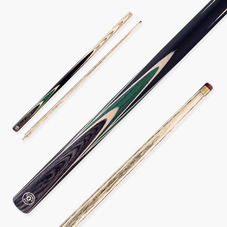 Jonny 8 Ball Vortex 57 Inch 2 Piece Centre Joint English Pool Cue with 8.5mm Professional Layered Tip