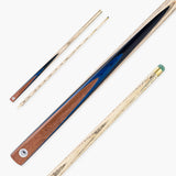 PRO147 Pro Match Sapphire 2 Piece Snooker and Pool Cue 9.5mm Green Layered Tip