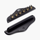 Baize Master Curved 6 Way Wall Mounted Snooker and Pool Cue Rack - Holds 6 Cues Cue + Case
