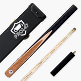PRO147 Maple Flash 3/4 Jointed Snooker and Pool Cue and Case Set 9.5mm Tip