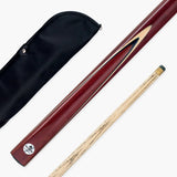 Kudos Purple Heart 2 Piece Heavy Weight Snooker and Pool Cue and Case Set 9mm Tip
