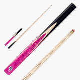 PRO147 Pink Windsor 3/4 Joint Snooker and Pool Cue 9.5mm Red Layered Tip
