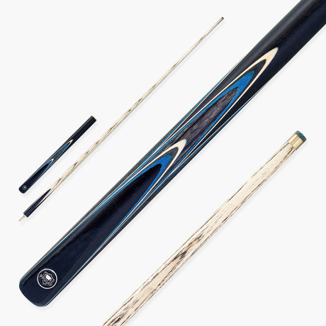 PRO147 Apollo 58 Inch 3/4 Jointed Hand Spliced Premium Snooker and Pool Cue 9.5mm Tip