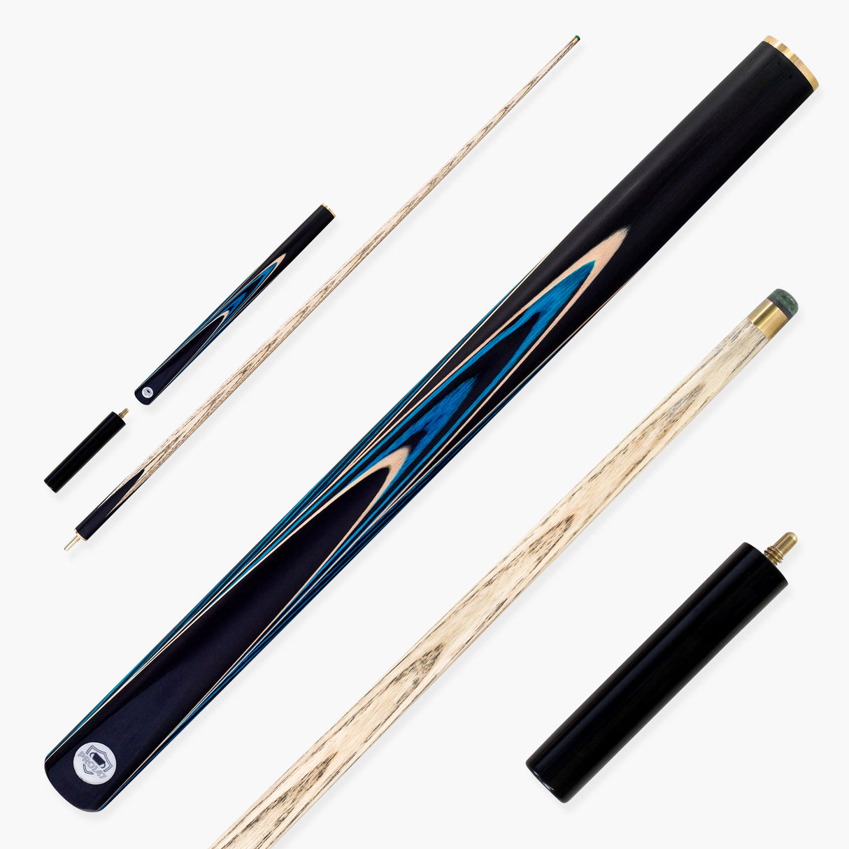 PRO147 Azure Pearl 3/4 Joint Cue with 9.5mm Professional Layered Leather Tip