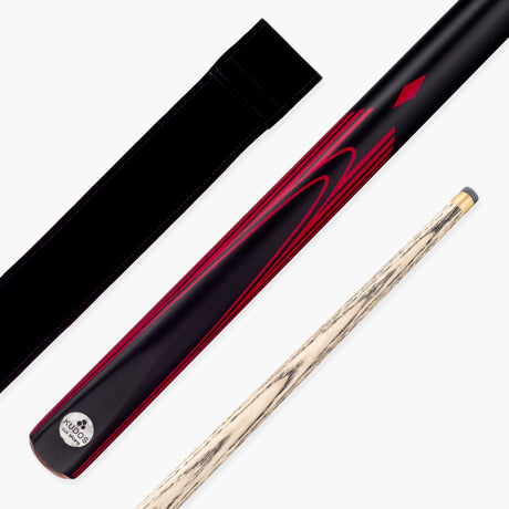 Kudos DIAMOND 57 Inch 2 Piece Snooker and Pool Cue and Soft Case Set 9.5mm Tip