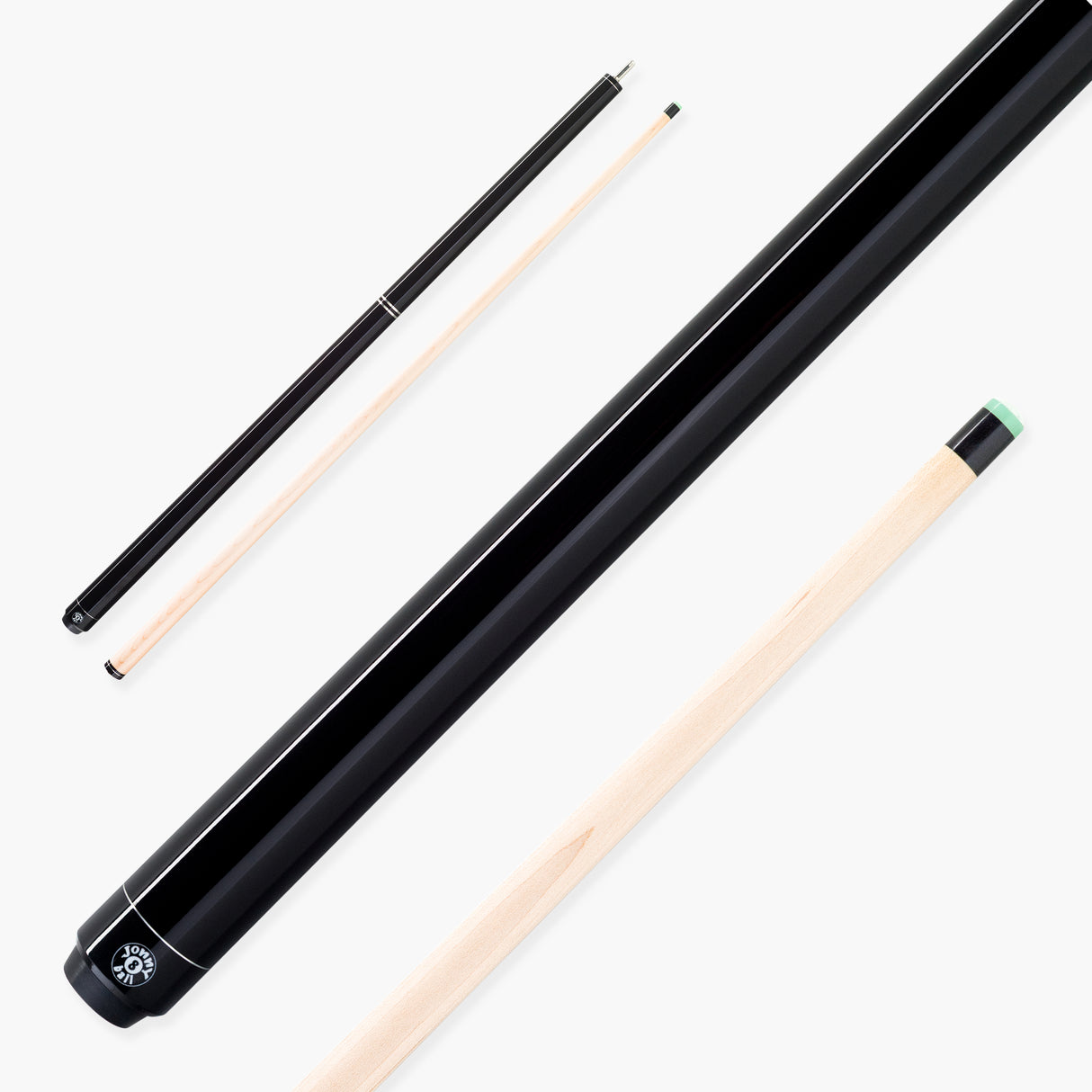 Jonny 8 Ball Destroyer 2 Piece Maple English Pool Break Cue with 10.5mm Crystal Tip Jonny 8 Ball