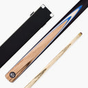 Baize Master Challenger 2 Piece Snooker Pool Cue and Case Set 9.5mm Pro Leather Tip with Black Hard Case