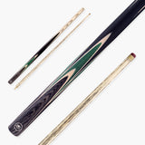 PRO147 Vortex 57 Inch 2 Piece Snooker and Pool Cue with 9.5mm Red Layered Professional Tip