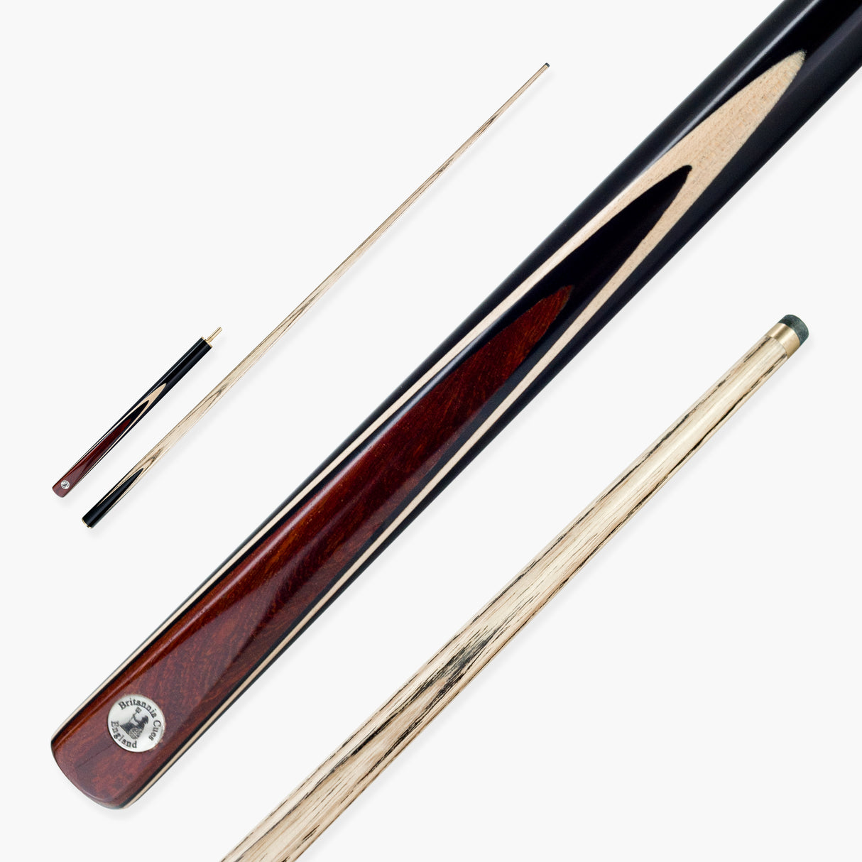 Britannia Exocet Traditional Hand Spliced 3/4 Jointed English Pool Cue 8.5mm Tip