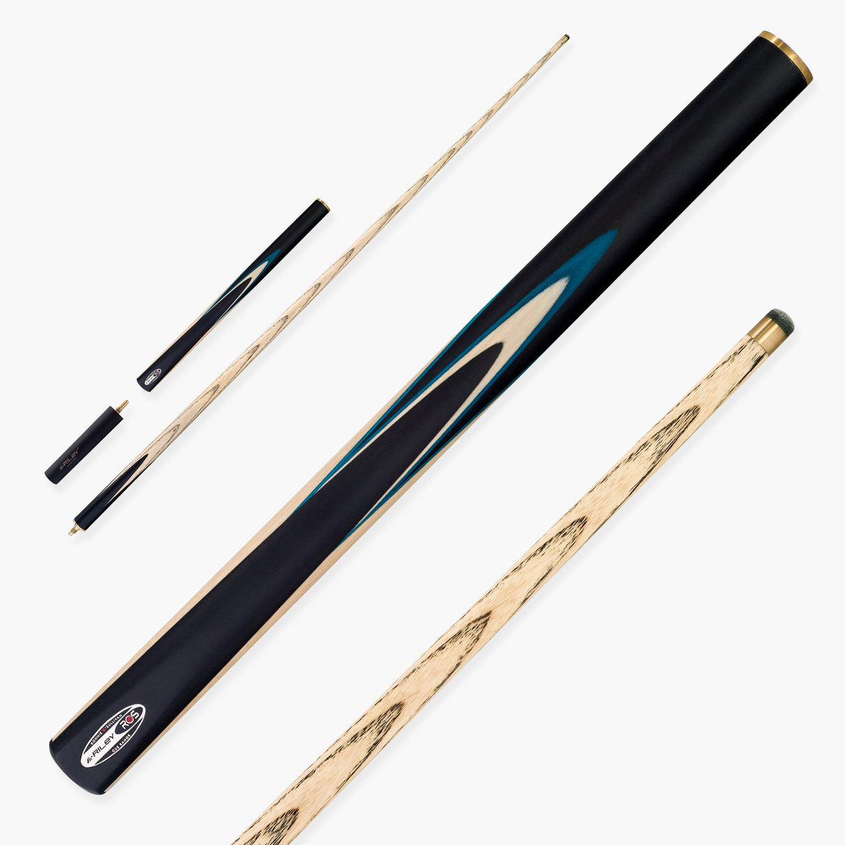 Riley Ronnie O’Sullivan 3 Series Limited Edition ¾ Joint Snooker and Pool Cue with Ebony Butt and 9.5mm Elk Master Tip – Includes Mini Butt Extension (ROS 3-6)
