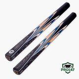 PRO147 Blue Pearl 3/4 Joint Cue with 9.5mm Professional Layered Leather Tip