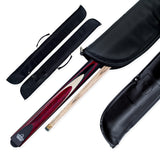Kudos Bullet 2 Piece Centre Joint Ash Snooker Pool Cue and Case Set with 9.5mm Tip