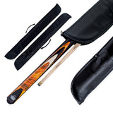 Kudos Bullet 2 Piece Centre Joint Ash Snooker Pool Cue and Case Set with 9.5mm Tip