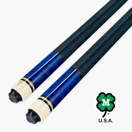 McDermott PACIFIC BLUE Hand Crafted G-Series American Pool Cue 13mm Tip – G201 McDermott