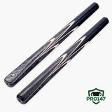 PRO147 Apollo 58 Inch 3/4 Jointed Hand Spliced Premium Snooker and Pool Cue 9.5mm Tip