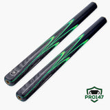 PRO147 Apollo 58 Inch 3/4 Jointed Hand Spliced Premium Snooker and Pool Cue and Case Set 9.5mm Tip