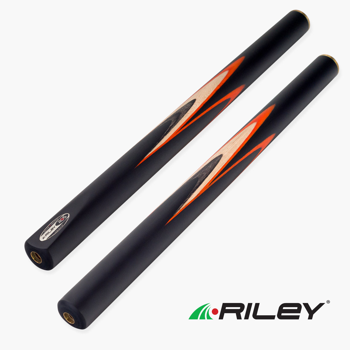 Riley Ronnie O’Sullivan 3 Series Limited Edition ¾ Joint Snooker and Pool Cue with Ebony Butt and 9.5mm Elk Master Tip – Includes Mini Butt Extension (ROS 3-7)