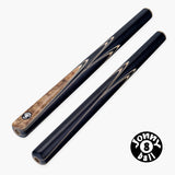 Jonny 8 Ball Pearl Series Gold Burl 3/4 Joint Cue and Case Set with 9mm Professional Layered Leather Tip