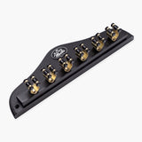 Baize Master Curved 6 Way Wall Mounted Snooker and Pool Cue Rack - Holds 6 Cues Cue + Case