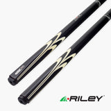 Riley Ronnie O'Sullivan STRIKE 57 Inch 2 Piece Centre Joint Snooker Pool Cue 9.5mm Tip