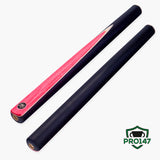 PRO147 Pink Pearl 3/4 Joint Cue and Case Set with 9.5mm Professional Layered Leather Tip