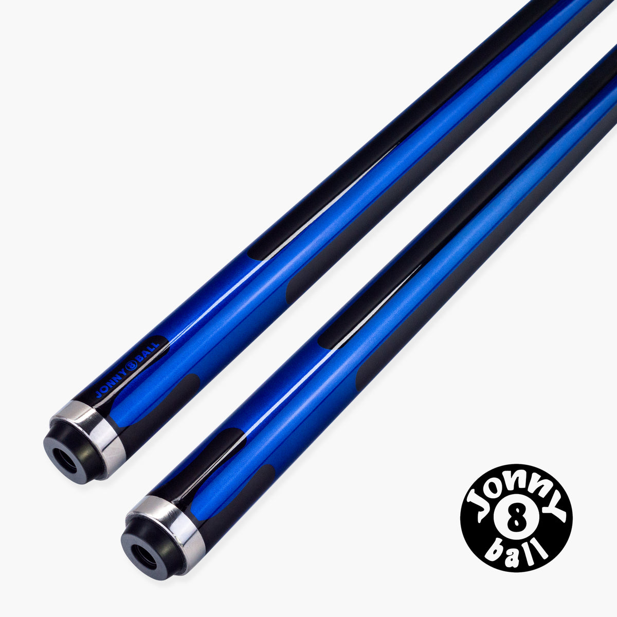 Jonny 8 Ball Switch 2 Piece Dual Shaft English Pool Cue with 9mm Playing Shaft and 10.5mm Breaking Shaft