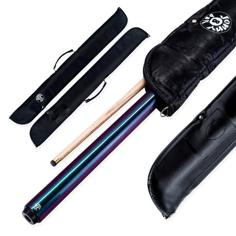 Jonny 8 Ball Chameleon 2 Piece Colour Changing Snooker and Pool Cue and Case Set with 9.5mm Tip Jonny 8 Ball
