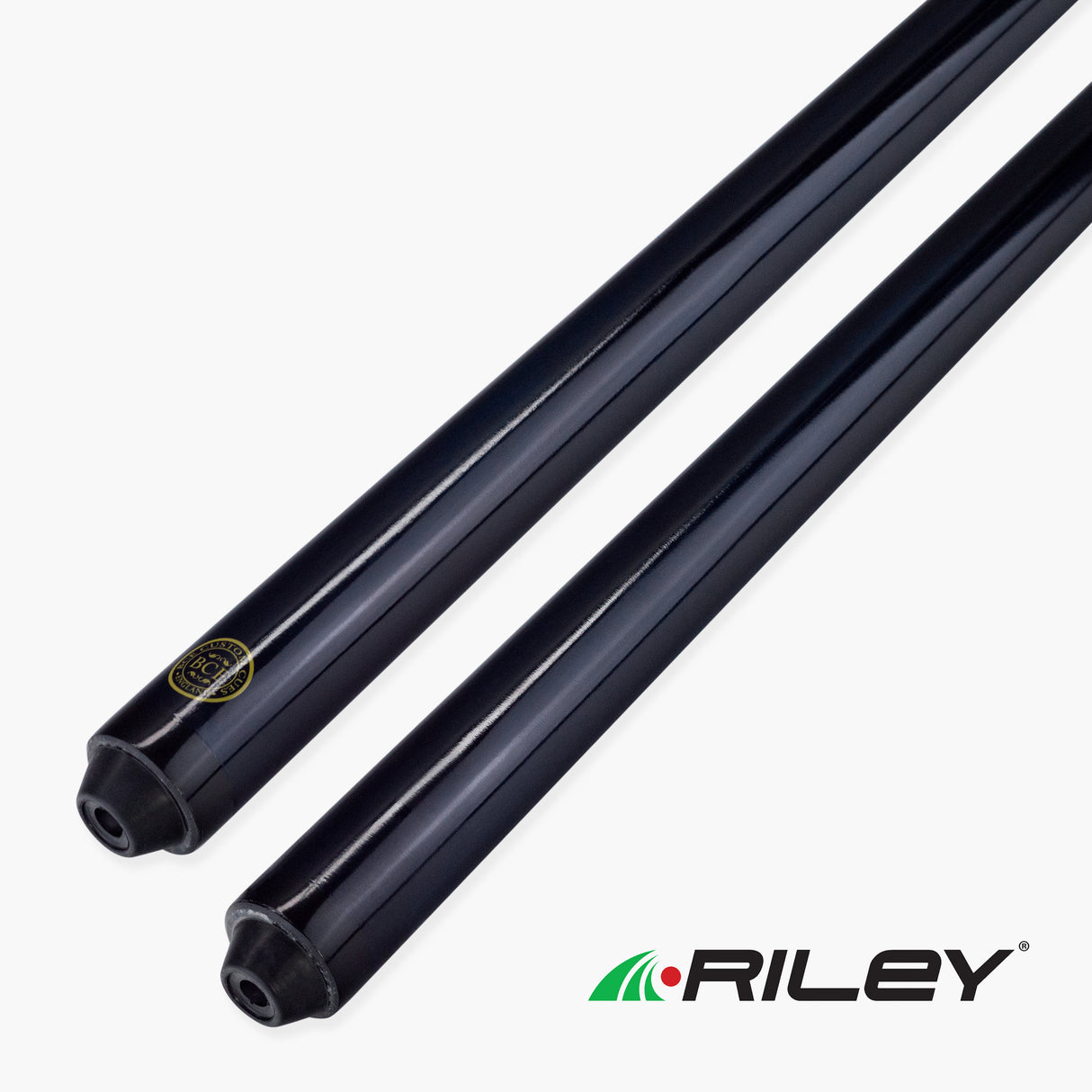 BCE 57 Inch 2pc Clubline Economy Hardwood Pool Snooker Cue with 11mm Screw On Tip Cue + Case