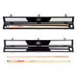 BCE Ronnie O’Sullivan Endorsed Limited Edition 2 Piece Ash Snooker and English Pool Cue and Case Set 9.5mm Tip - Orange Flare