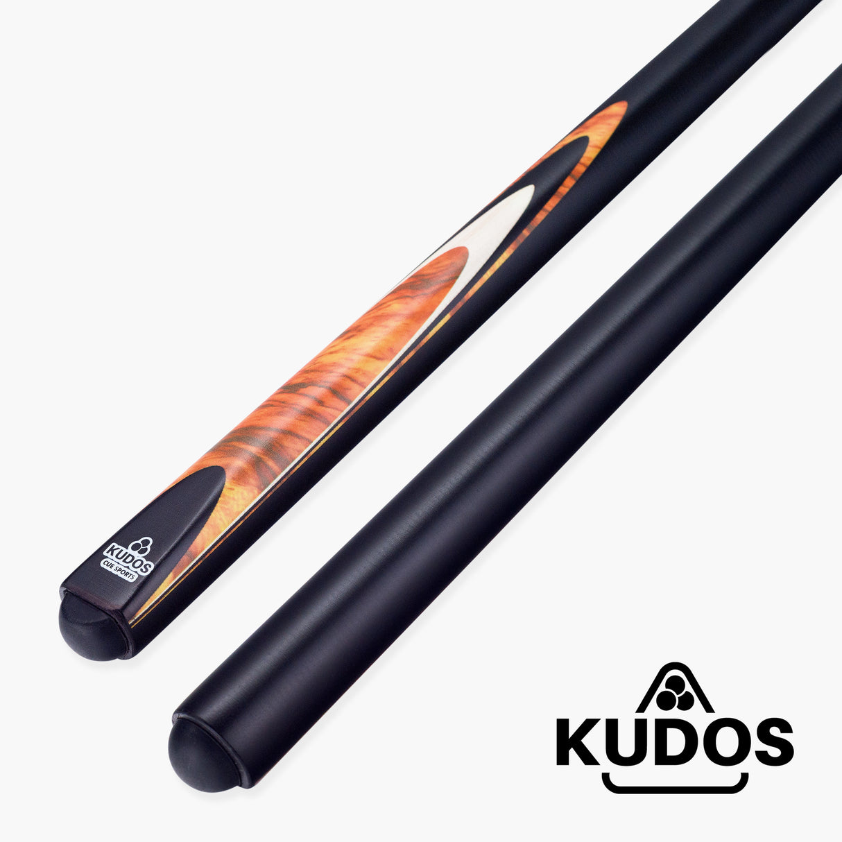 Kudos Bullet 2 Piece Centre Joint Ash Snooker Pool Cue and Case Set with 9.5mm Tip