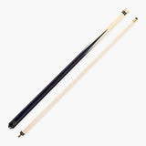 BCE 57 Inch 2pc Clubline Economy Hardwood Pool Snooker Cue with 11mm Screw On Tip Cue + Case
