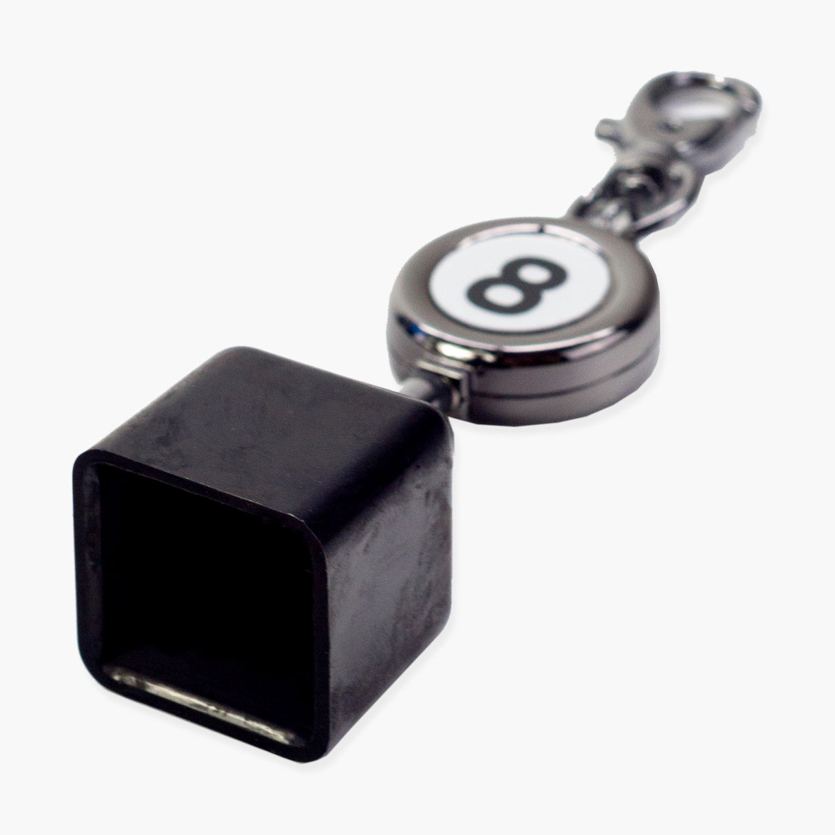 8 Ball Retractable Chalk Holder Cue + Case