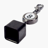 8 Ball Retractable Chalk Holder Cue + Case