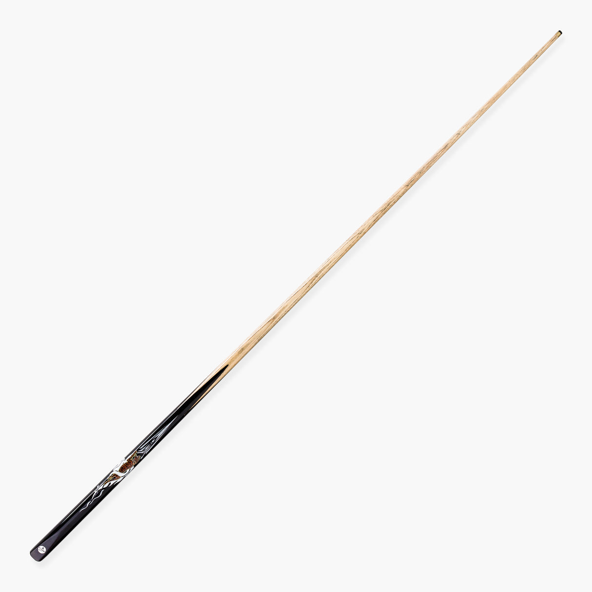 Kudos Flaming Tiger 57 Inch One Piece English Pool Cue 8.5mm Tip