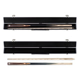 PRO147 TIGER 2 Piece Snooker and Pool Cue and Case Set with 9.5mm Leather Tip