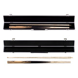 Baize Master Crombie 2 Piece 57 Inch English Pool Cue and Case Set with 8.5mm Red Layered Tip
