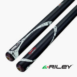 Riley Ronnie O’Sullivan Endorsed Limited Edition Weight Adjustable Snooker and English Pool Cue 9.5mm Tip with Riley Soft Case