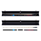 PRO147 Apollo 58 Inch 3/4 Jointed Hand Spliced Premium Snooker and Pool Cue and Case Set 9.5mm Tip