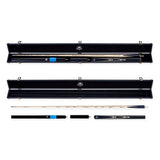 PRO147 Apollo 58 Inch 3/4 Jointed Hand Spliced Premium Snooker and Pool Cue and Case Set 9.5mm Tip