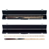 PRO147 Pro Match Walnut 2 Piece Snooker Pool Cue and Case Set 9.5mm Tip
