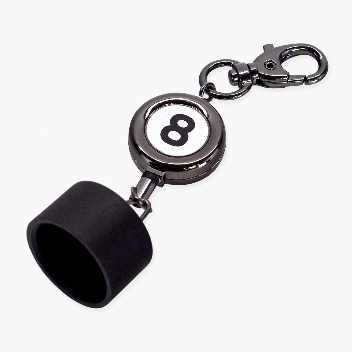 8 Ball Retractable Chalk Holder Cue + Case