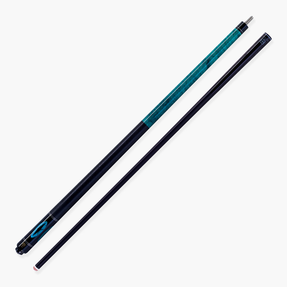 McDermott Defy Carbon Fiber Teal Pearl G-Series American Pool Cue 12.5mm tip – G213 - D12.5