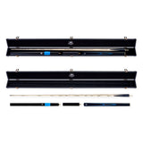 PRO147 Apollo 58 Inch 3/4 Jointed Hand Spliced Premium Snooker and Pool Cue and Case Set 9.5mm Tip