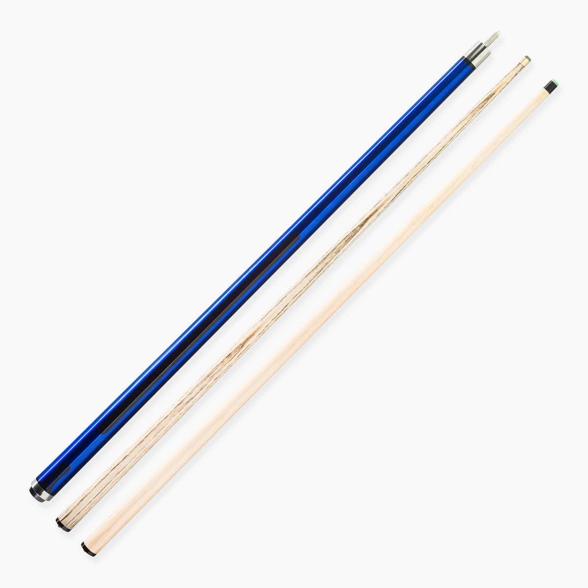 Jonny 8 Ball Switch 2 Piece Dual Shaft English Pool Cue with 9mm Playing Shaft and 10.5mm Breaking Shaft
