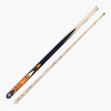 Kudos Brown Bullet 57 Inch 2 Piece Centre Joint Ash Snooker Pool Cue with 9.5mm Tip